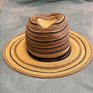 San Diego Hat Company Multicolor Striped Fedora